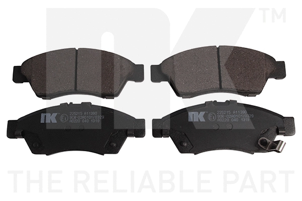 Brake Pad Set, disc brake (225215)