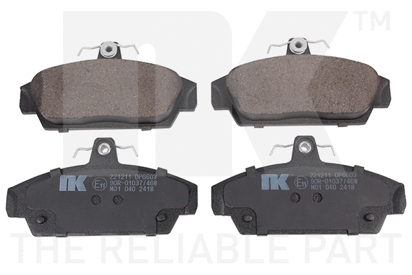 Brake Pad Set, disc brake (221211)