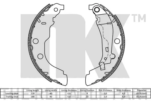 Brake Shoe Set