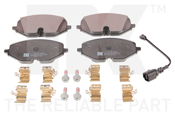 Brake Pad Set, disc brake (2247165)
