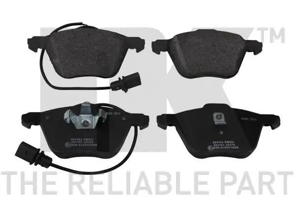 Brake Pad Set, disc brake (224754)