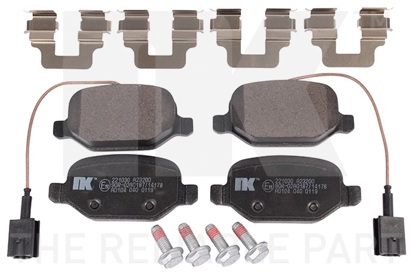 Brake Pad Set, disc brake (221030)