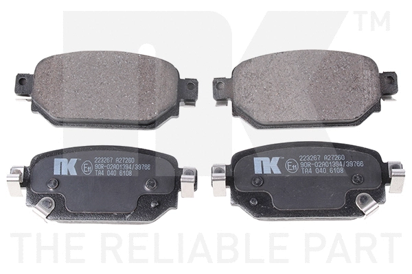 Brake Pad Set, disc brake (223267)