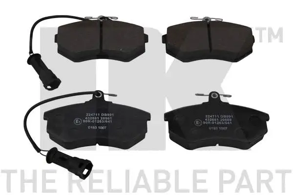 Brake Pad Set, disc brake (224711)