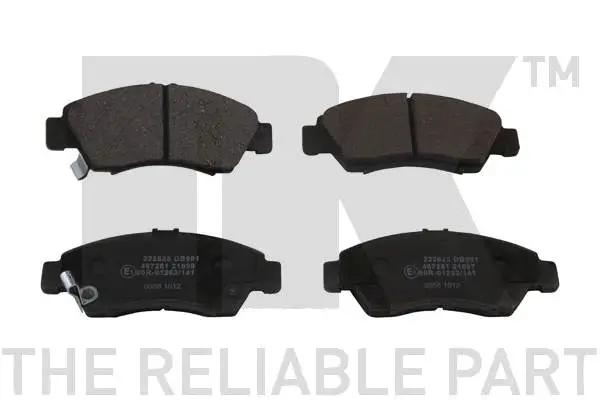 Brake Pad Set, disc brake (222625)