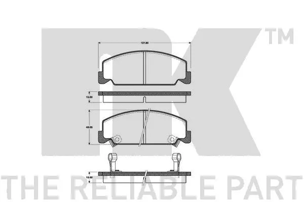 Brake Pad Set, disc brake (222616)
