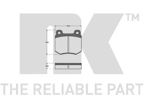 Brake Pad Set, disc brake (229912)