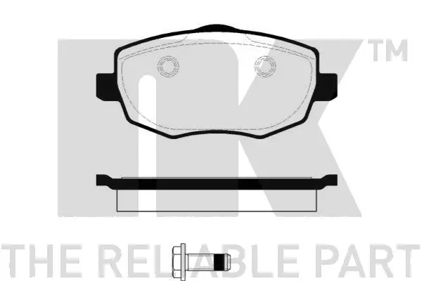 Brake Pad Set, disc brake (222372)
