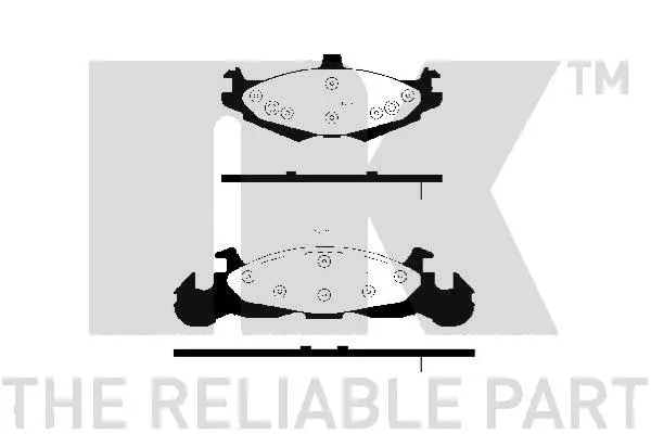 Brake Pad Set, disc brake (229302)