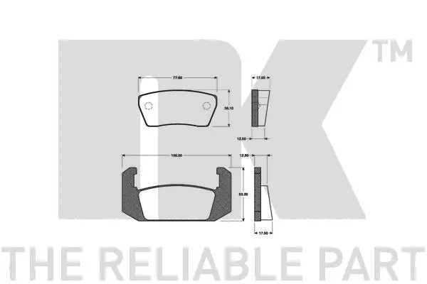 Brake Pad Set, disc brake (229932)