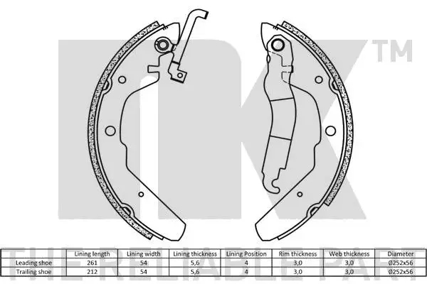 Brake Shoe Set