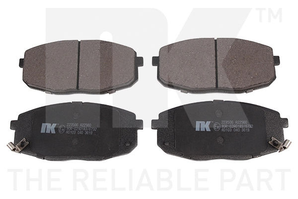 Brake Pad Set, disc brake (223506)