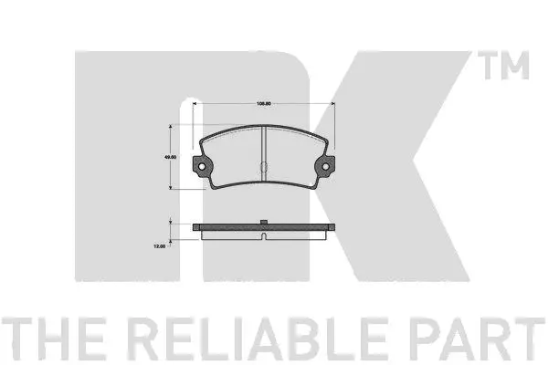 Brake Pad Set, disc brake (222341)