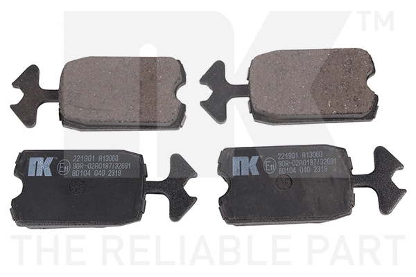 Brake Pad Set, disc brake (221901)