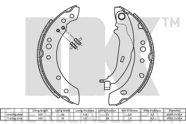 Brake Shoe Set