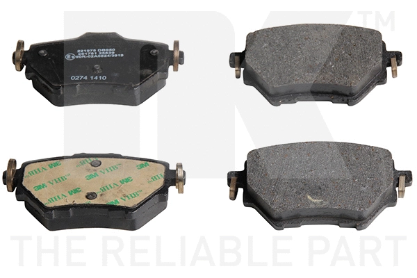 Brake Pad Set, disc brake (221975)