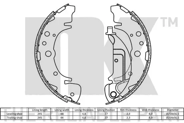Brake Shoe Set