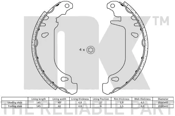 Brake Shoe Set