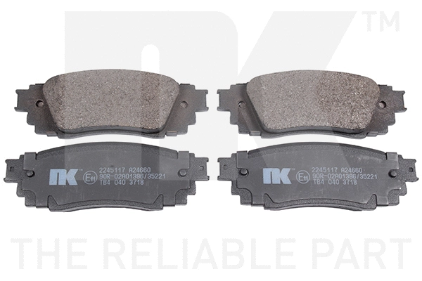 Brake Pad Set, disc brake (2245117)