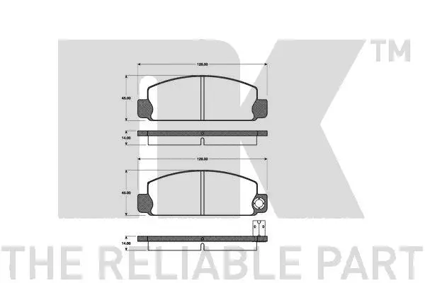Brake Pad Set, disc brake (223210)