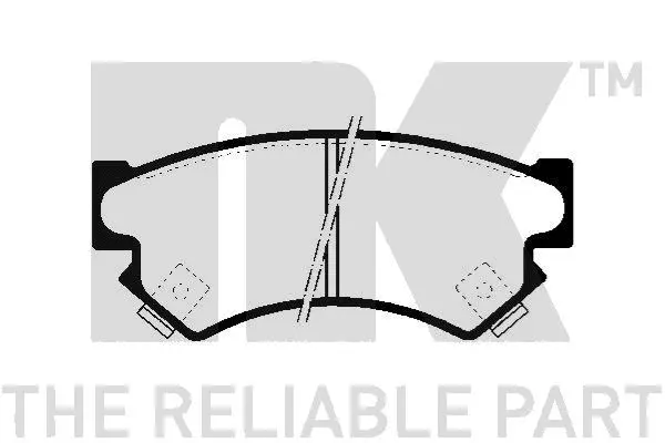 Brake Pad Set, disc brake (224407)