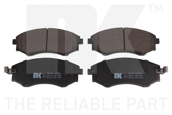 Brake Pad Set, disc brake (223418)