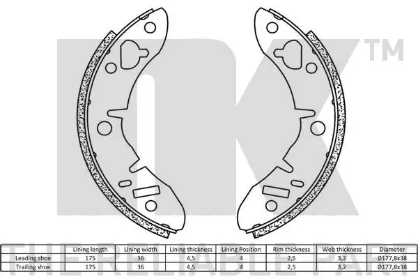 Brake Shoe Set