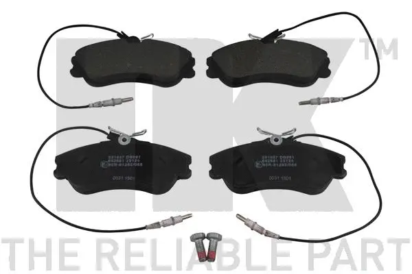 Brake Pad Set, disc brake (221937)