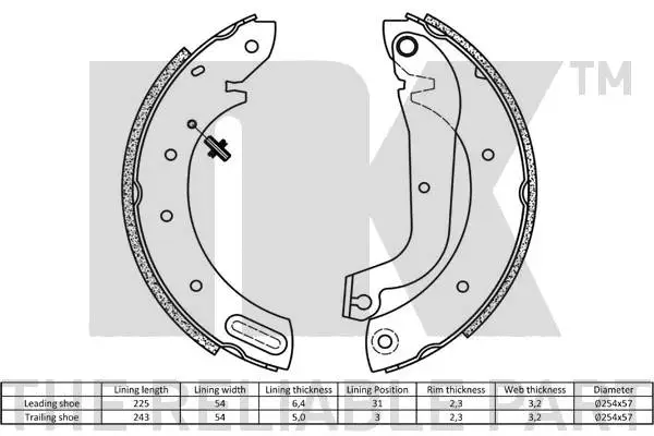 Brake Shoe Set