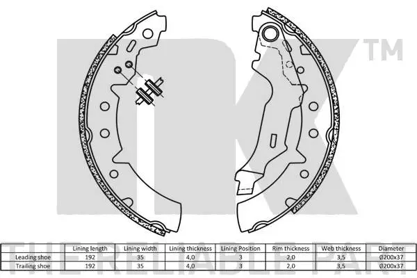 Brake Shoe Set