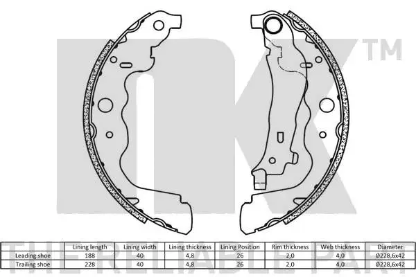 Brake Shoe Set