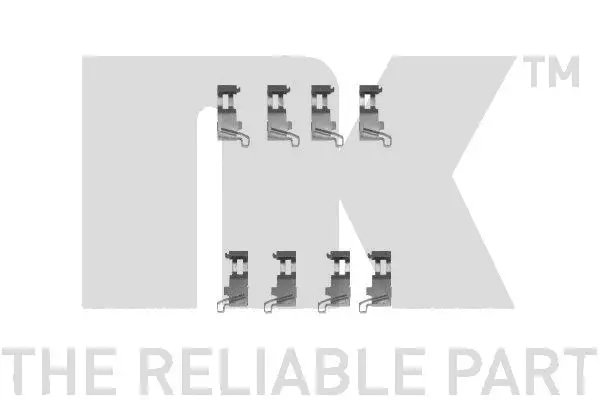 Accessory Kit, disc brake pad (7951226)