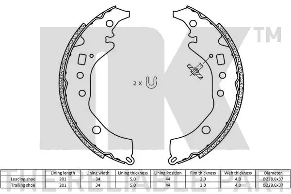 Brake Shoe Set