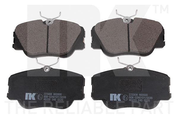 Brake Pad Set, disc brake (223308)