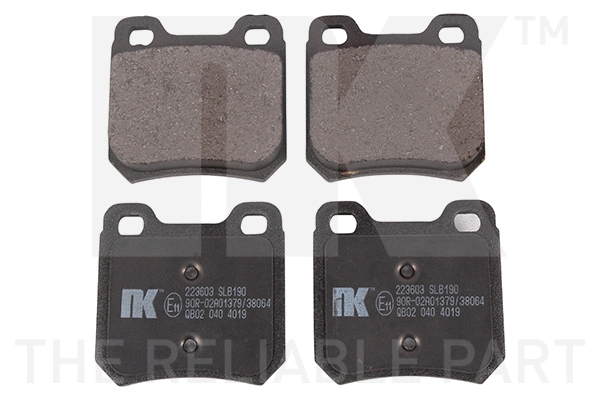 Brake Pad Set, disc brake (223603)