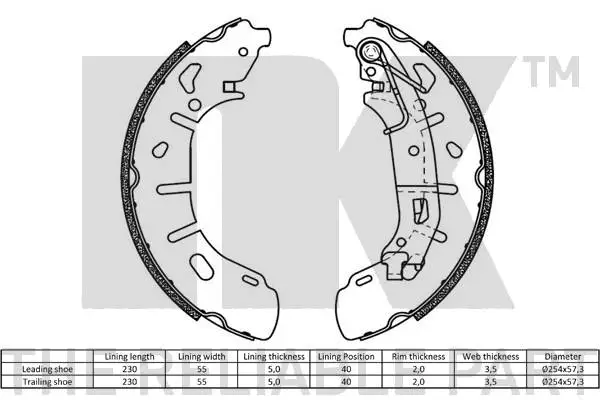 Brake Shoe Set