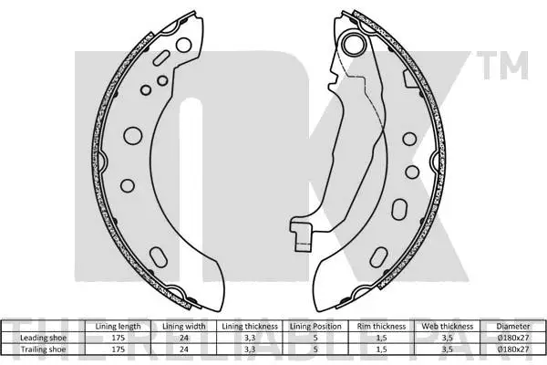 Brake Shoe Set