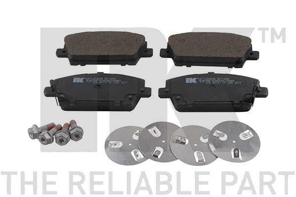 Brake Pad Set, disc brake (222638)