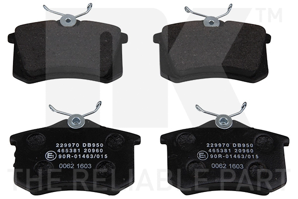 Brake Pad Set, disc brake (229970)