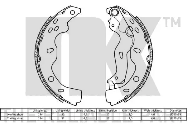 Brake Shoe Set