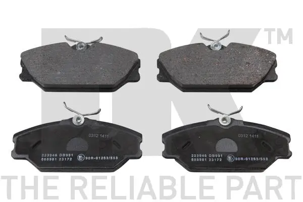 Brake Pad Set, disc brake (223946)