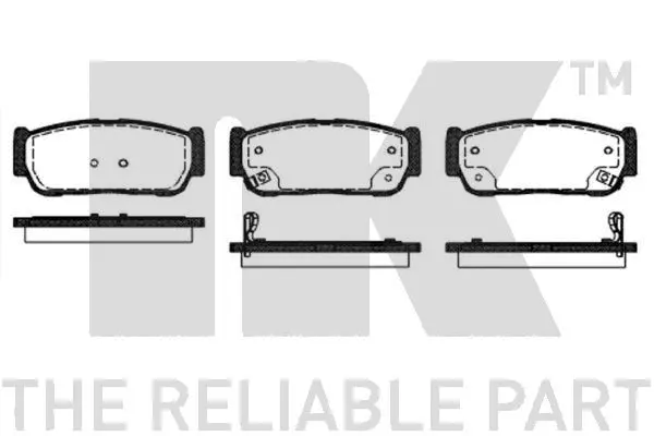 Brake Pad Set, disc brake (223510)