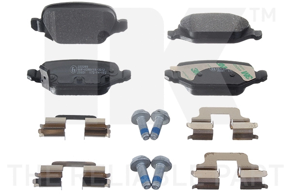 Brake Pad Set, disc brake (222399)