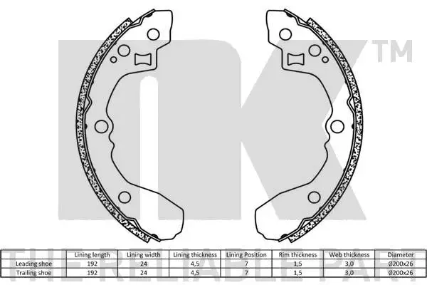 Brake Shoe Set