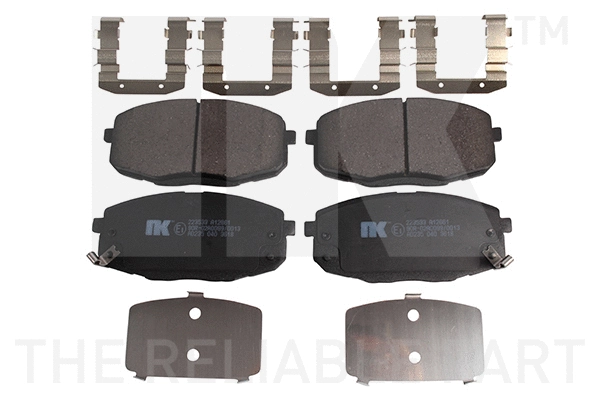 Brake Pad Set, disc brake (223533)