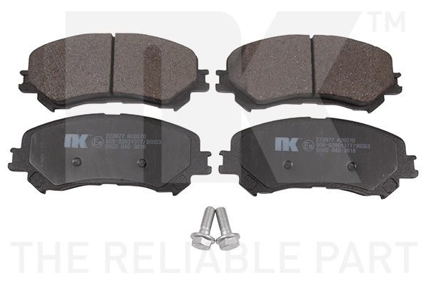 Brake Pad Set, disc brake (223977)