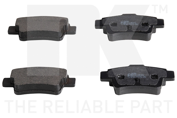Brake Pad Set, disc brake (222381)