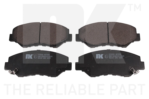 Brake Pad Set, disc brake (222633)