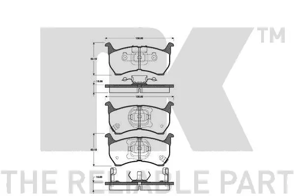 Brake Pad Set, disc brake (223212)