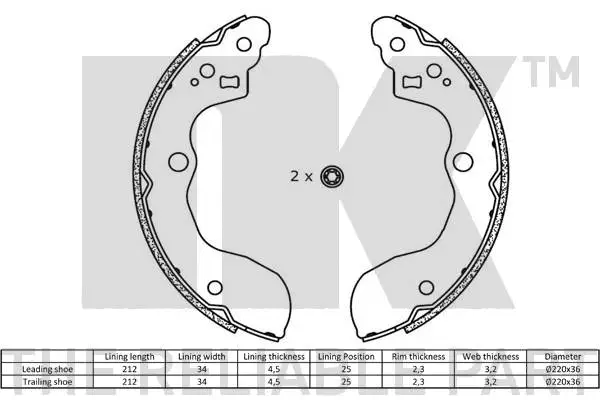 Brake Shoe Set
